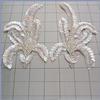 CRYSTAL IRIS APPLIQUE PAIR